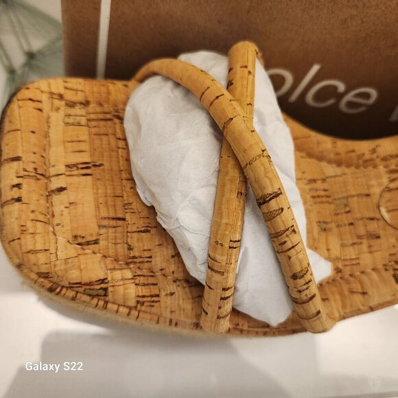 Dolce Vita "Elvia" Cork Ankle Strap Platform Wedge Espadrilles. NIB. Size 11 - Picture 2 of 11